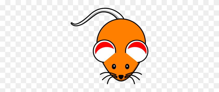 298x294 Оранжевая Мышь С Красными Ушами Картинки - Мышь Уши Клипарт