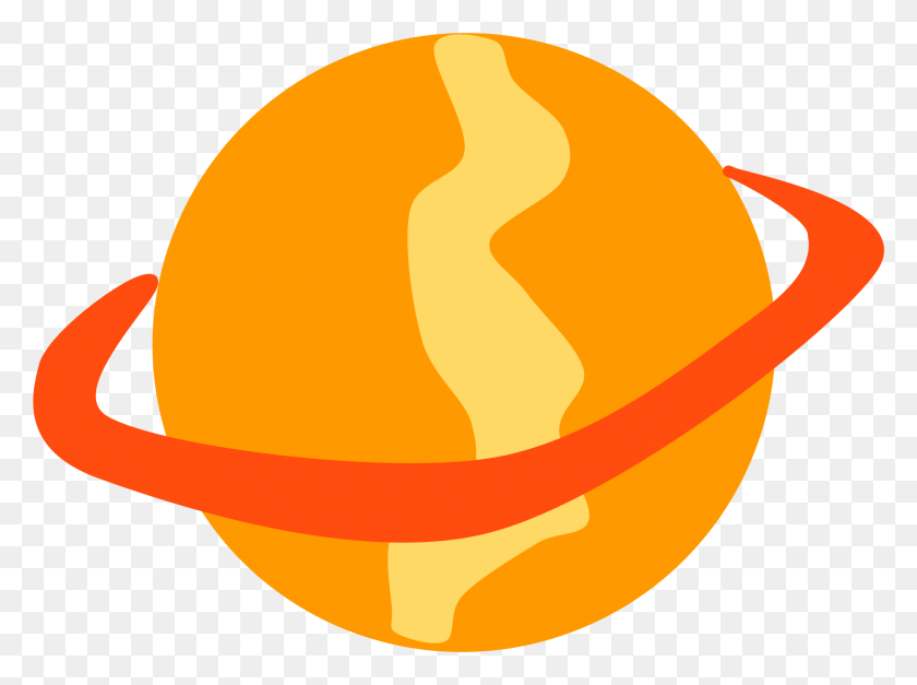 2147x1561 Оранжевая Планета Иконки Png - Планета Png