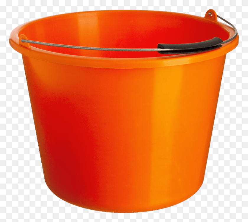 850x752 Orange Plastic Bucket Png - Bucket PNG