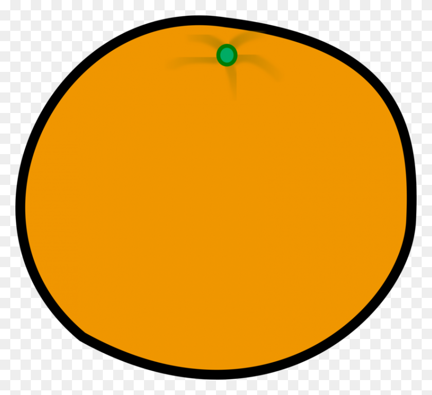 825x750 Orange Plaza Circle Fruit - Clipart De Color Naranja