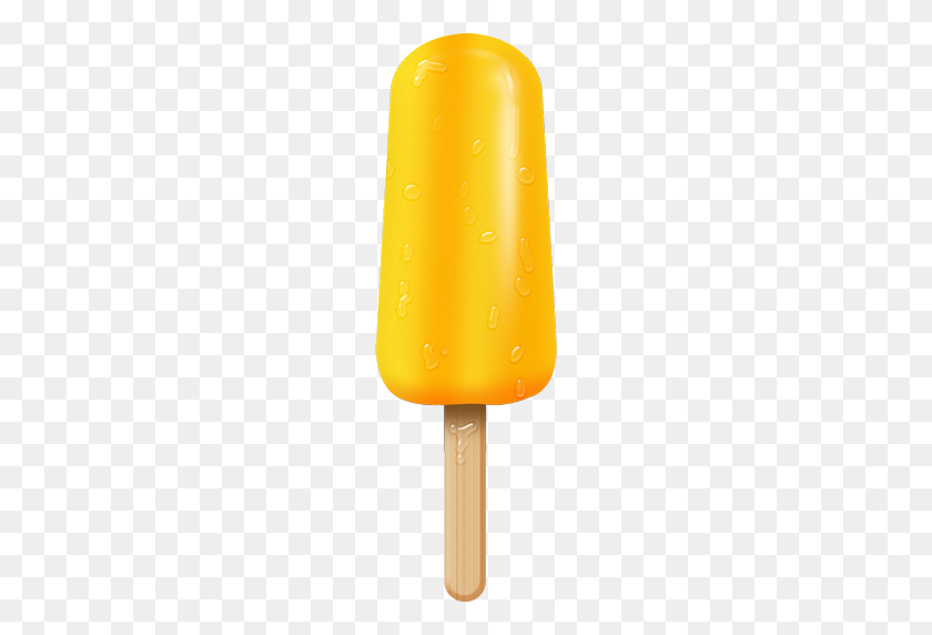 164x512 Orange, Popsicle Icon - Popsicle PNG