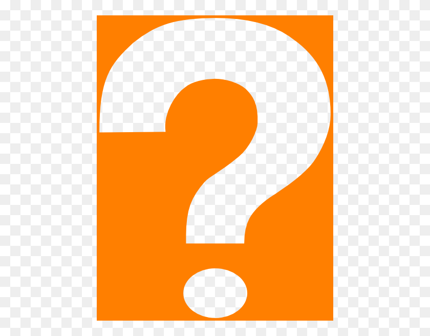 462x596 Orange Question Mark - Free Clip Art Question Mark