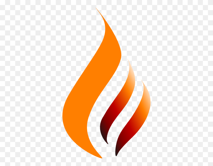348x595 Naranja Rojo Naranja Logo Flame Clipart - Flare Clipart
