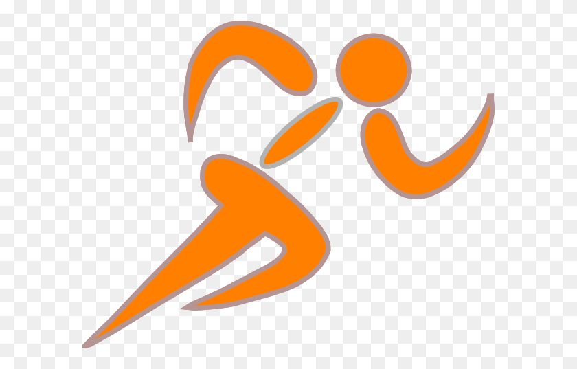 600x477 Orange Runners Clip Art - Rocky Clipart
