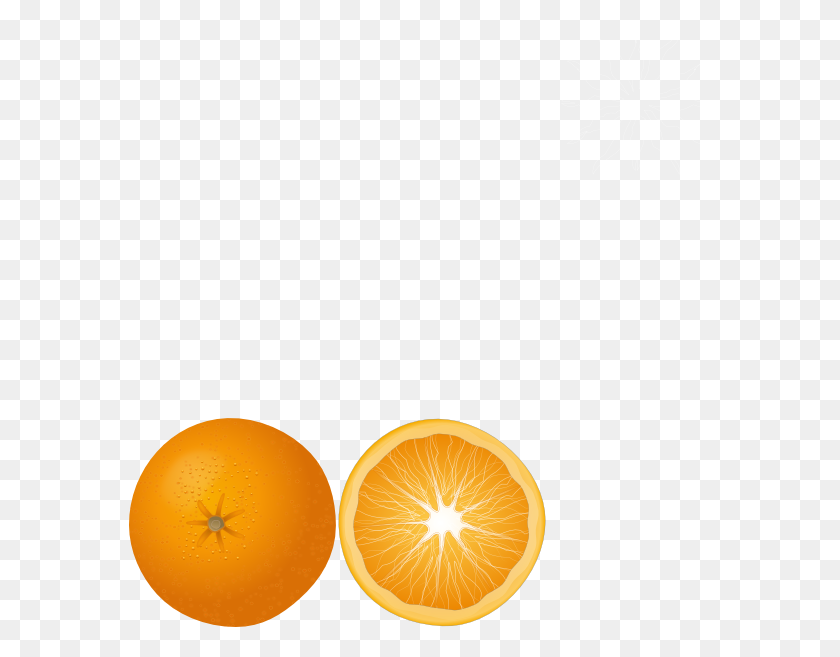 582x597 Orange Slice Clip Art - Orange Slice Clipart
