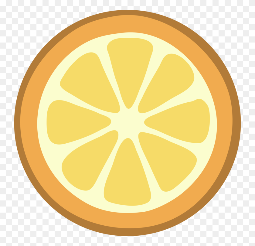 750x750 Orange Slice Grapefruit Lemon - Slice Clipart