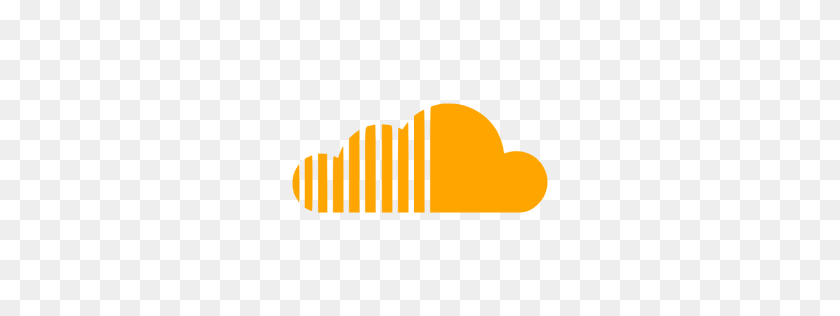 256x256 Orange Soundcloud Icon - Soundcloud Icon PNG