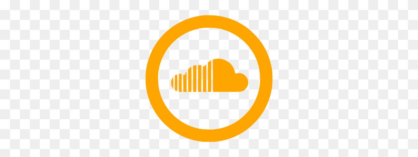 256x256 Icono De Soundcloud Naranja - Logotipo De Soundcloud Png