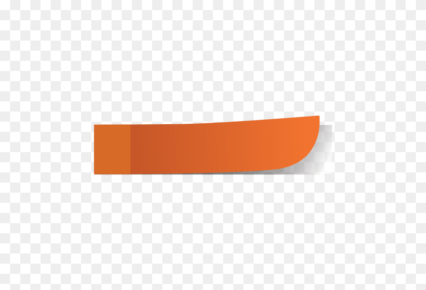 512x512 Orange Sticky Note - Sticky Note PNG