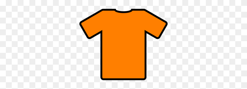 300x243 Camiseta Naranja Clipart Clipart - Shirt Clipart Png