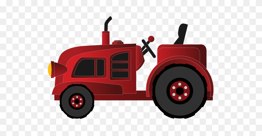 555x376 Orange Tractor Clipart - Riding Mower Clipart