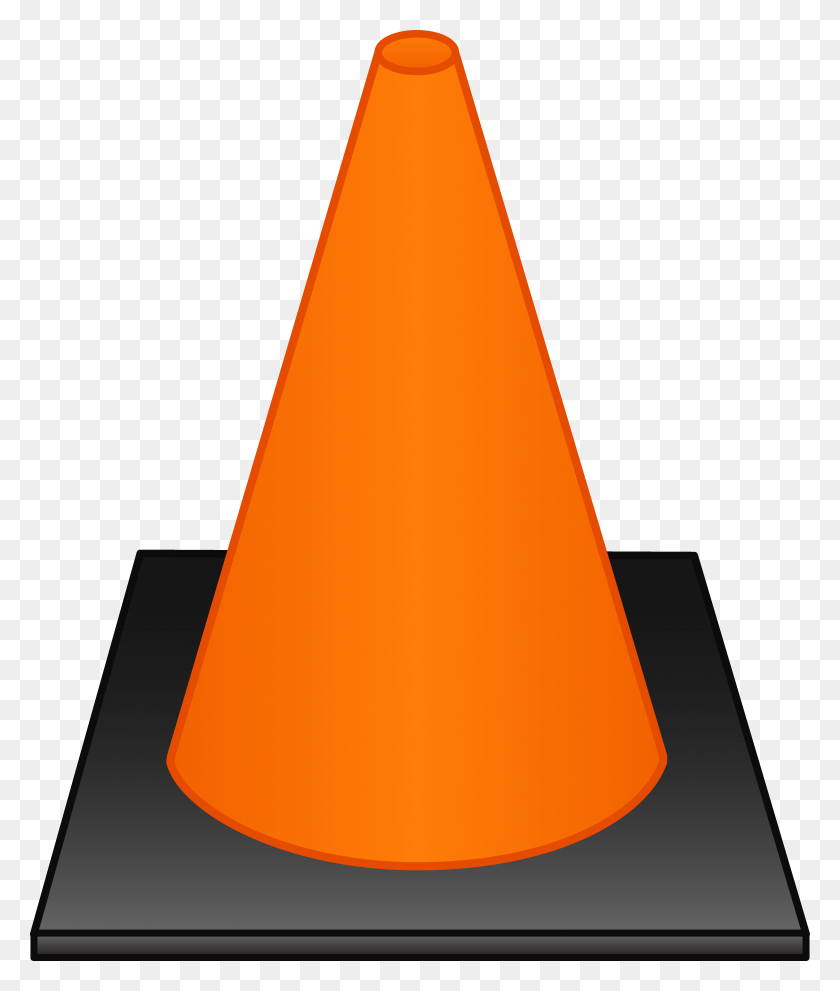 5139x6139 Orange Traffic Cone - Orange Clipart