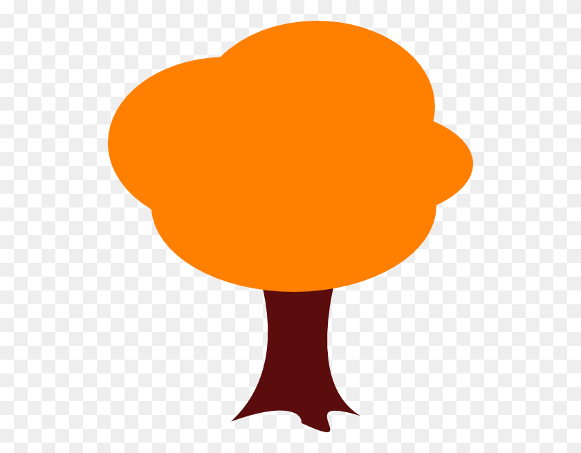 528x595 Orange Tree Clip Art - Orange Tree Clipart