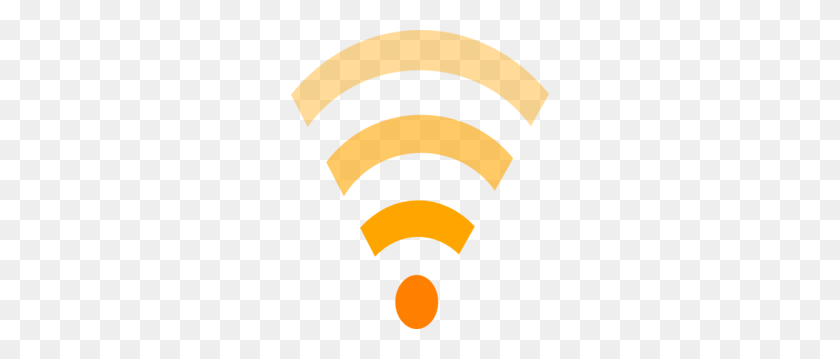 258x299 Оранжевый Wi-Fi Для Клипартов В Стиле Списка - Клипарт Discus