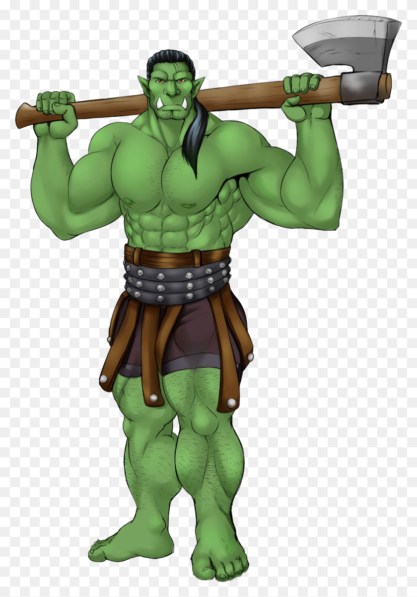 886x1297 Orc Png Image - Orc Clipart