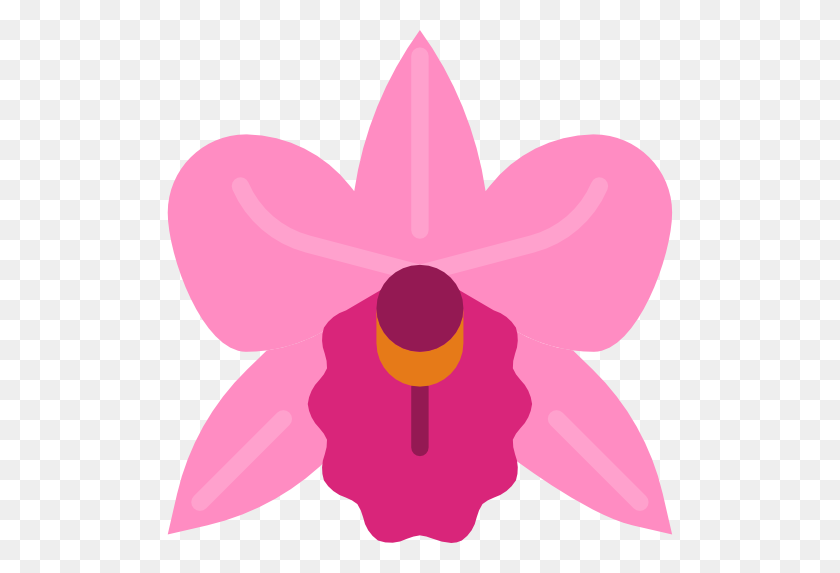 512x513 Орхидея - Орхидея Png