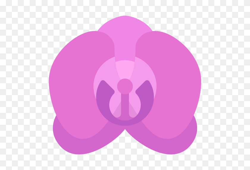 512x512 Значок Орхидеи Png - Орхидея Png