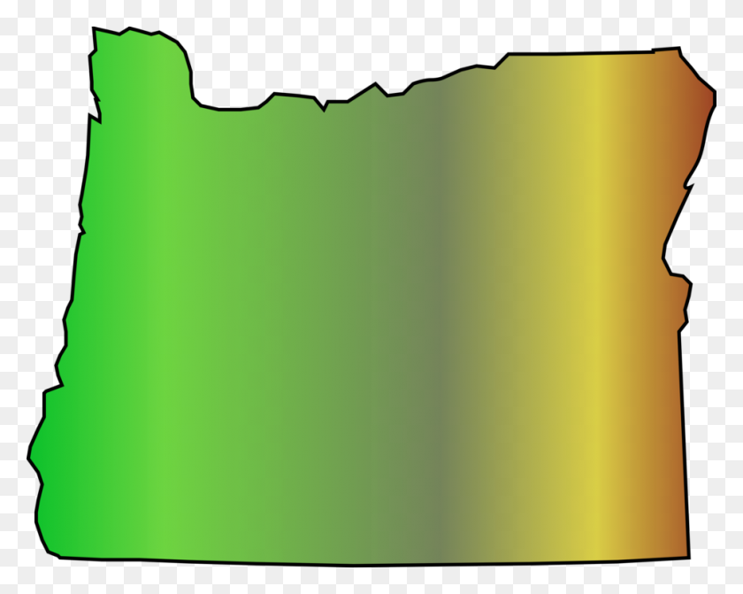 956x750 Орегонская Карта Уток Сша - Орегон Клипарт