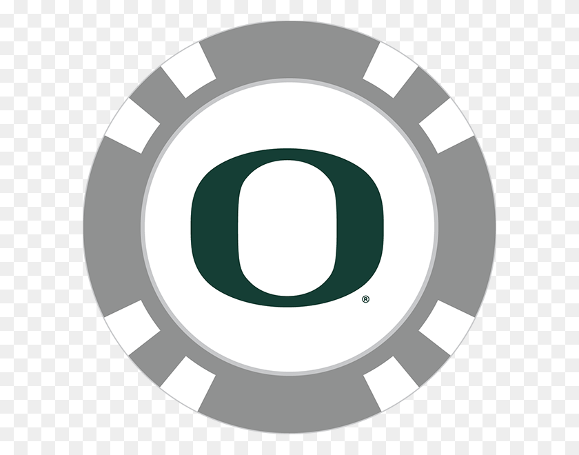 600x600 Маркер Фишки Для Покера Oregon Ducks - Логотип Oregon Ducks Png
