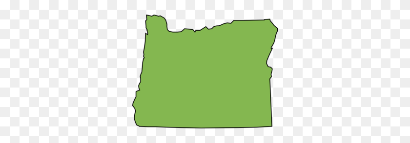 298x234 Oregon State Outline Map Format Clip Art Places Oregon - Washington State Clipart