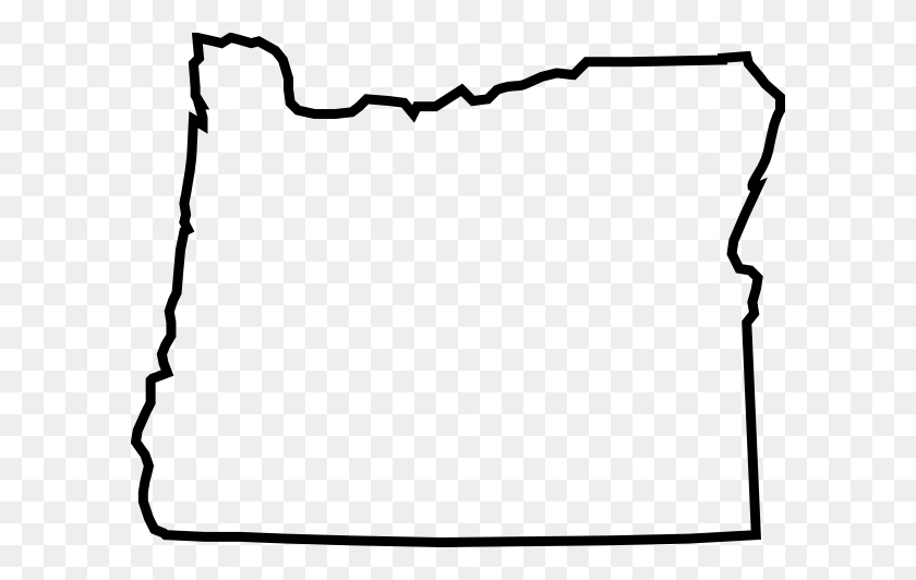600x472 Oregon State Outline This Is Your Indexhtml Page - Shoulder Clipart