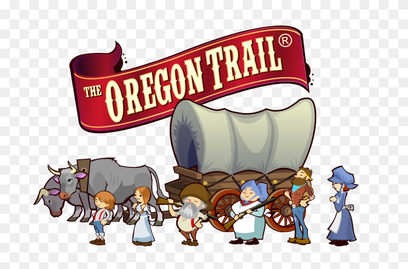 1479x938 Oregon Trail Clipart - Pioneer Handcart Clipart