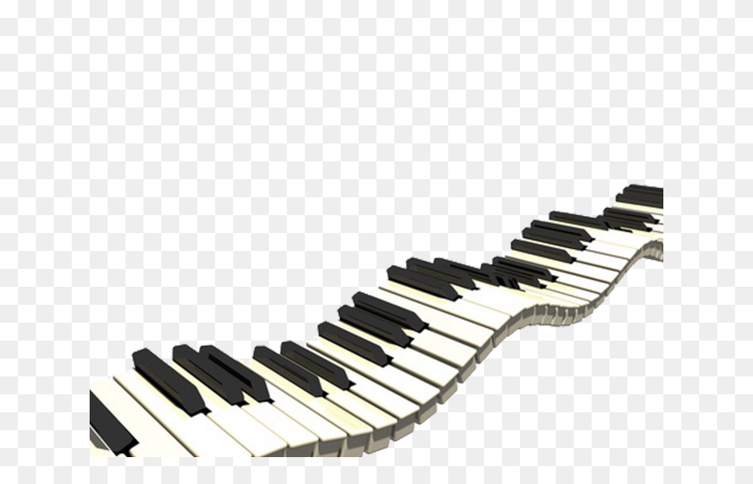 640x480 Organs Clipart Piano Key - Piano Keys PNG