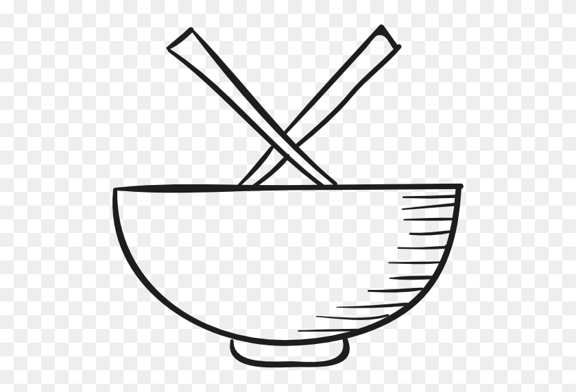 512x512 Oriental, Chinese Food, Asian, Bowls, Food, Chopsticks Icon - Asian Food Clipart