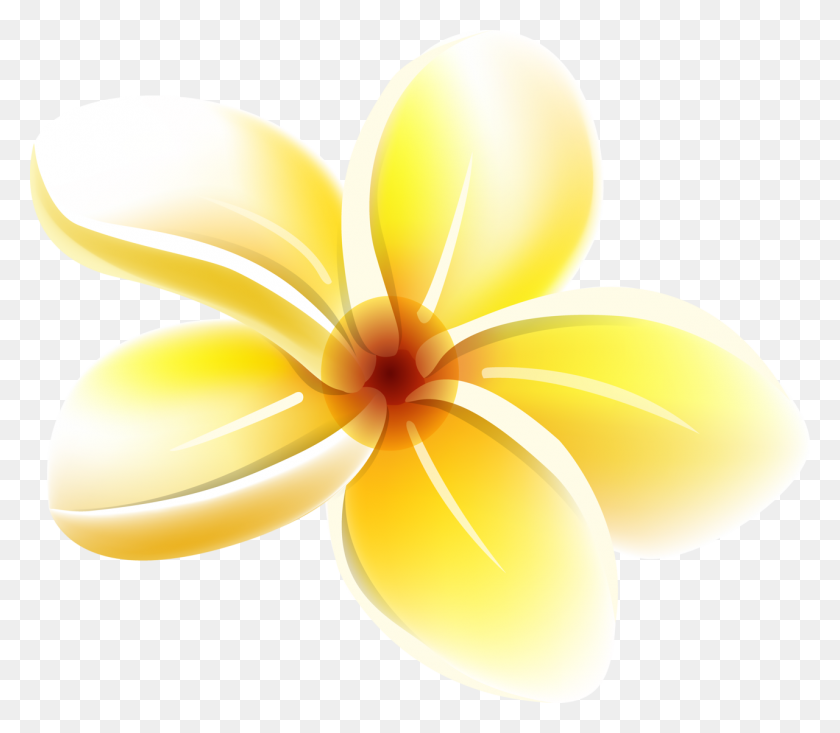 1280x1106 Ориг Клип - Тропический Цветок Клипарт