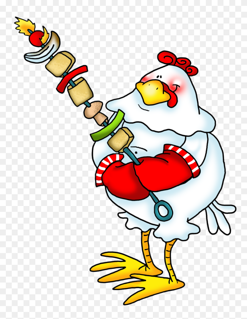 774x1024 Orig Clipart Chicken Art - Receta Clipart