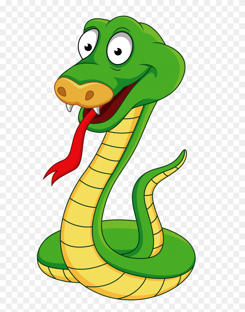 3864x5000 Orig Clipart - Snake Cartoon PNG
