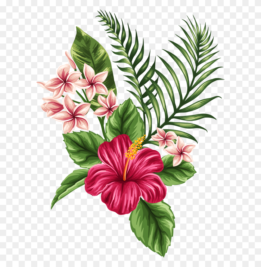 606x800 Orig In Tattoo Ideas - Hibiscus PNG