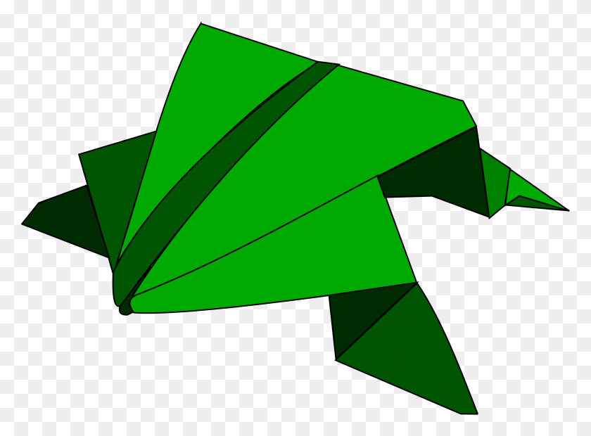 2399x1725 Оригами Оригами Прыгающая Лягушка Учебник Оригами Прыгающая Лягушка - Доллар Билл Клипарт