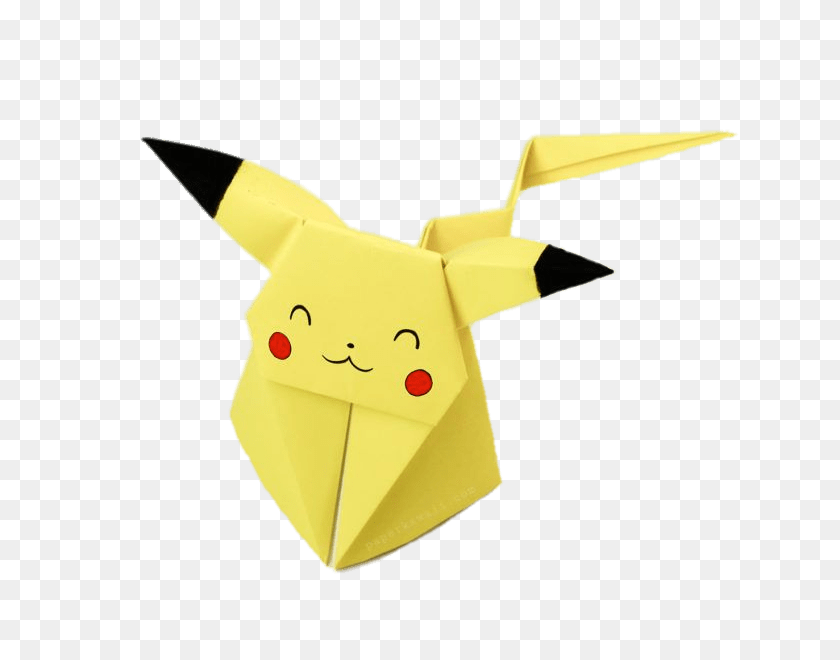 728x600 Origami Pikachu Transparent Png - Pikachu PNG