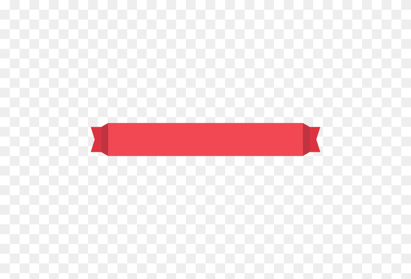 512x512 Лента Оригами Красная Этикетка - Лента Png Прозрачная