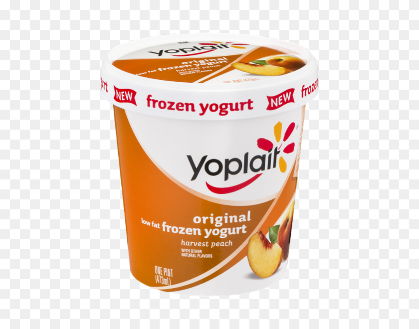 600x600 Обзоры Замороженного Йогурта С Обезжиренным Персиком Оригинального Урожая - Замороженный Йогурт Png