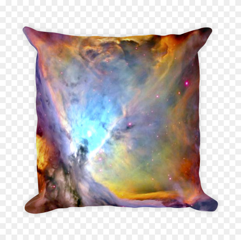 1000x1000 Orion Nebula Pillow Finnigan Note - Nebula PNG