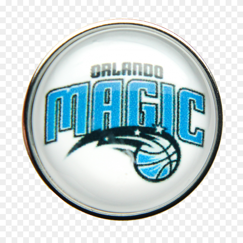 2335x2335 Orlando Magic Nba Basketball Logo Snap Charm - Orlando Magic Logo PNG