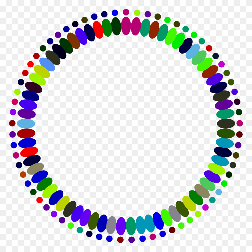 2334x2332 Ornament Circle Clip Art - Circle Border Clipart