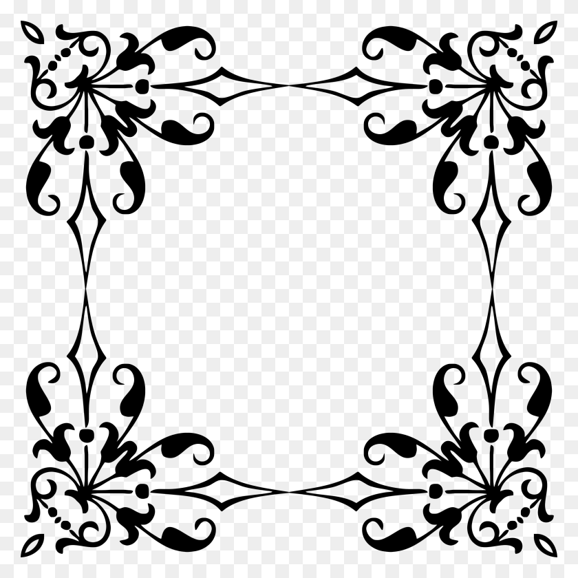 2354x2354 Ornamental Clipart Divider - Victorian Scroll Clip Art