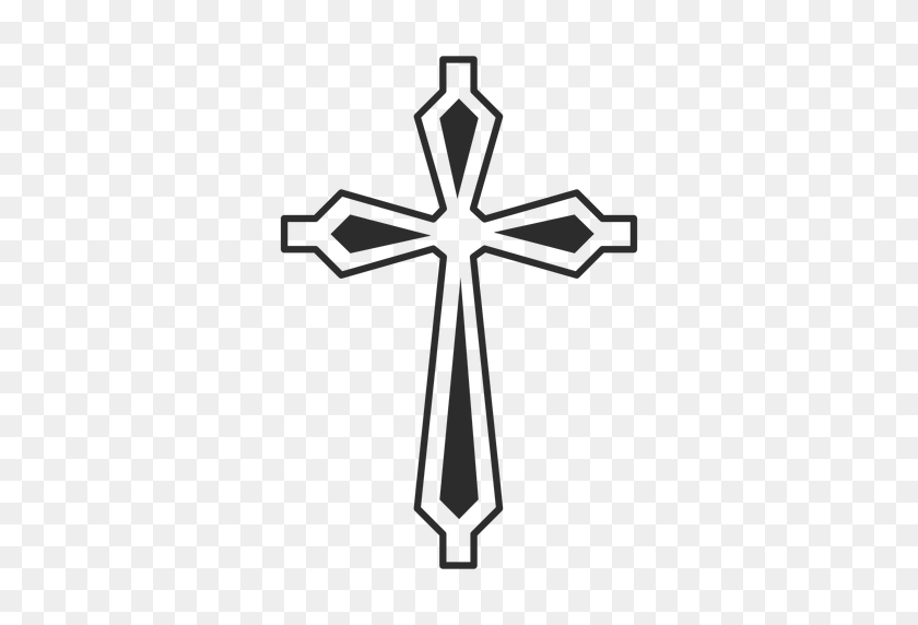 512x512 Ornamented Cross Religion Icon - Religion PNG