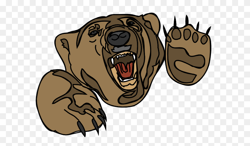 600x430 Orso Clip Art - Grizzly Bear Clipart