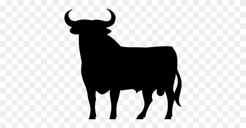400x377 Osborne Bull - Bullfighting Clipart