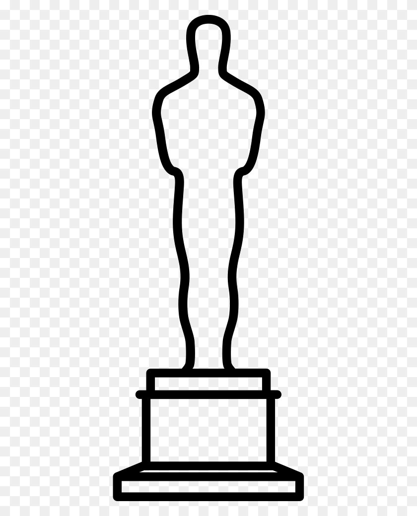386x980 Oscar Academy Award Png Icon Free Download - Oscar Award PNG