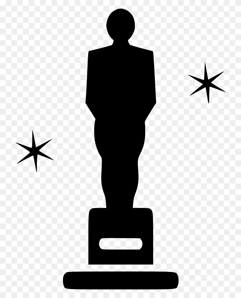 736x980 Oscar Award Ceremony Felicitation Prize Trophy Png Icon Free - Oscar Award PNG