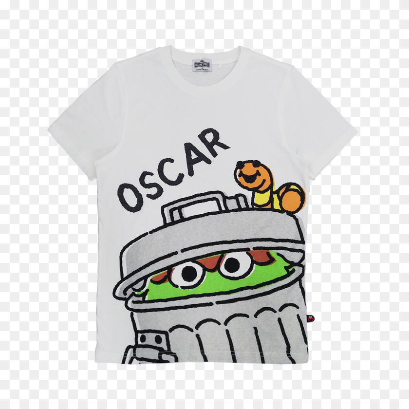 1024x1024 Oscar The Grouch Graphic T Shirt - Oscar The Grouch PNG