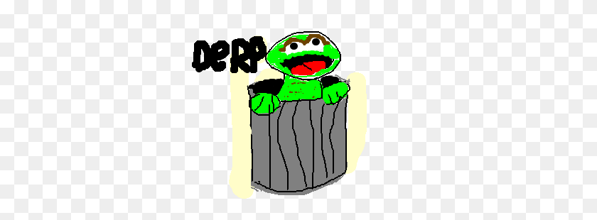 300x250 Oscar The Grouch Having The Best Day Of His Life - Oscar The Grouch PNG