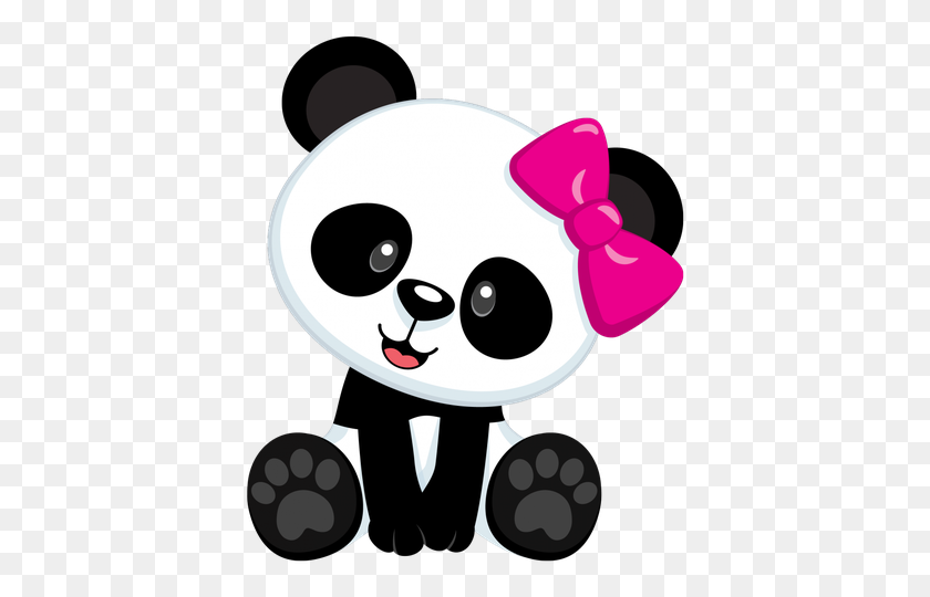 398x480 Oso Panda Bebe Animado Png Image - Panda Png