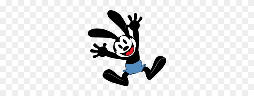 260x260 Oswald The Lucky Rabbit - Its A Small World Clip Art