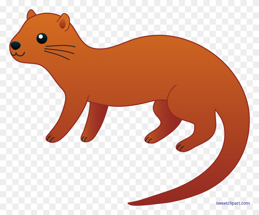 6151x5024 Otter Clip Art - Whiskers Clipart